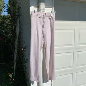 NWT Talbots Khaki & White Stripe Casual Pants